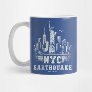 I Survived The NYC Earthquake - Vintage New York Design Mug